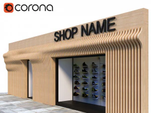 게이트 파라메트릭 입구 3D 모델