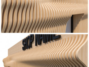 Gate parametric Entrance Modello 3D