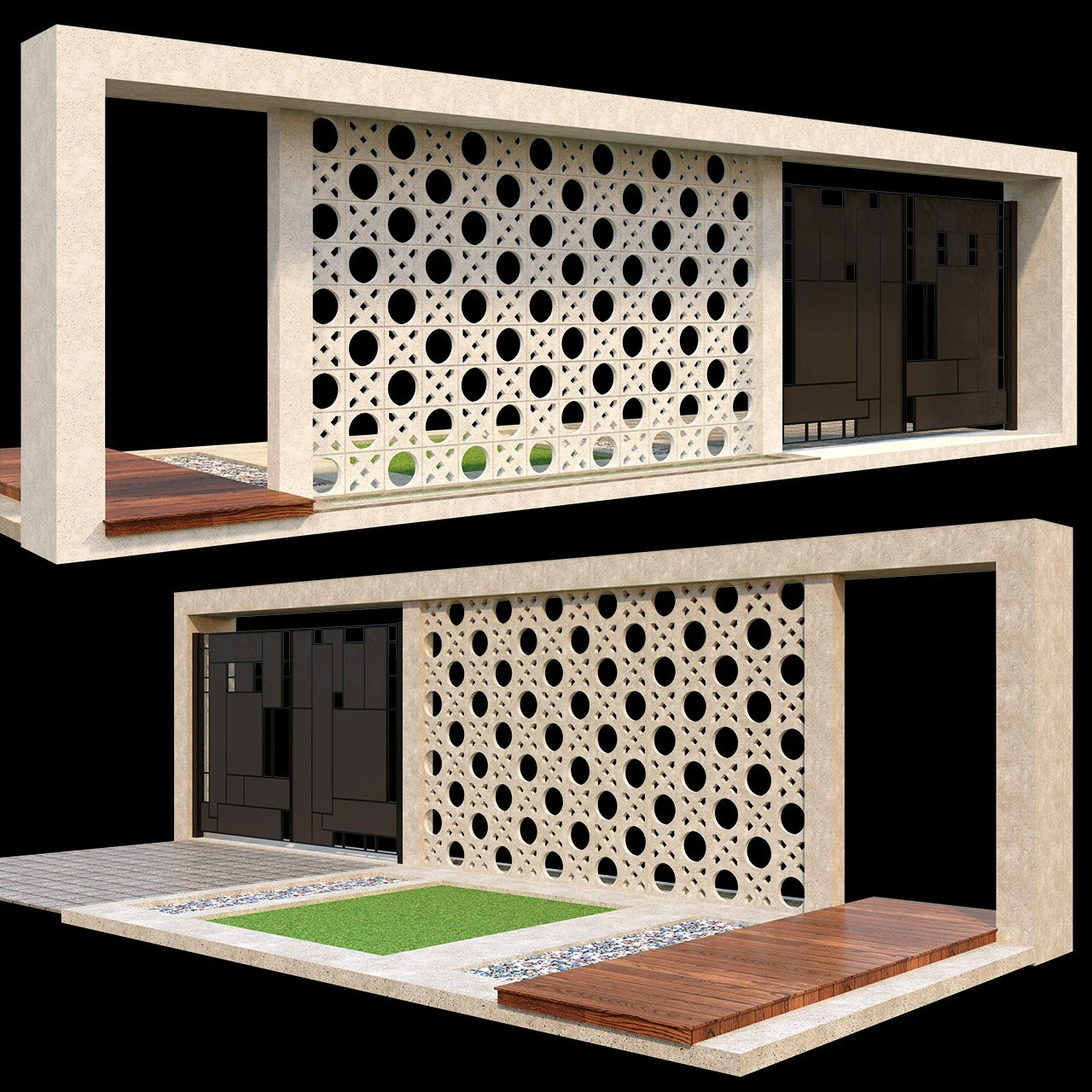 Gate 3D Model .c4d .max .obj .3ds .fbx .stl .blend 
