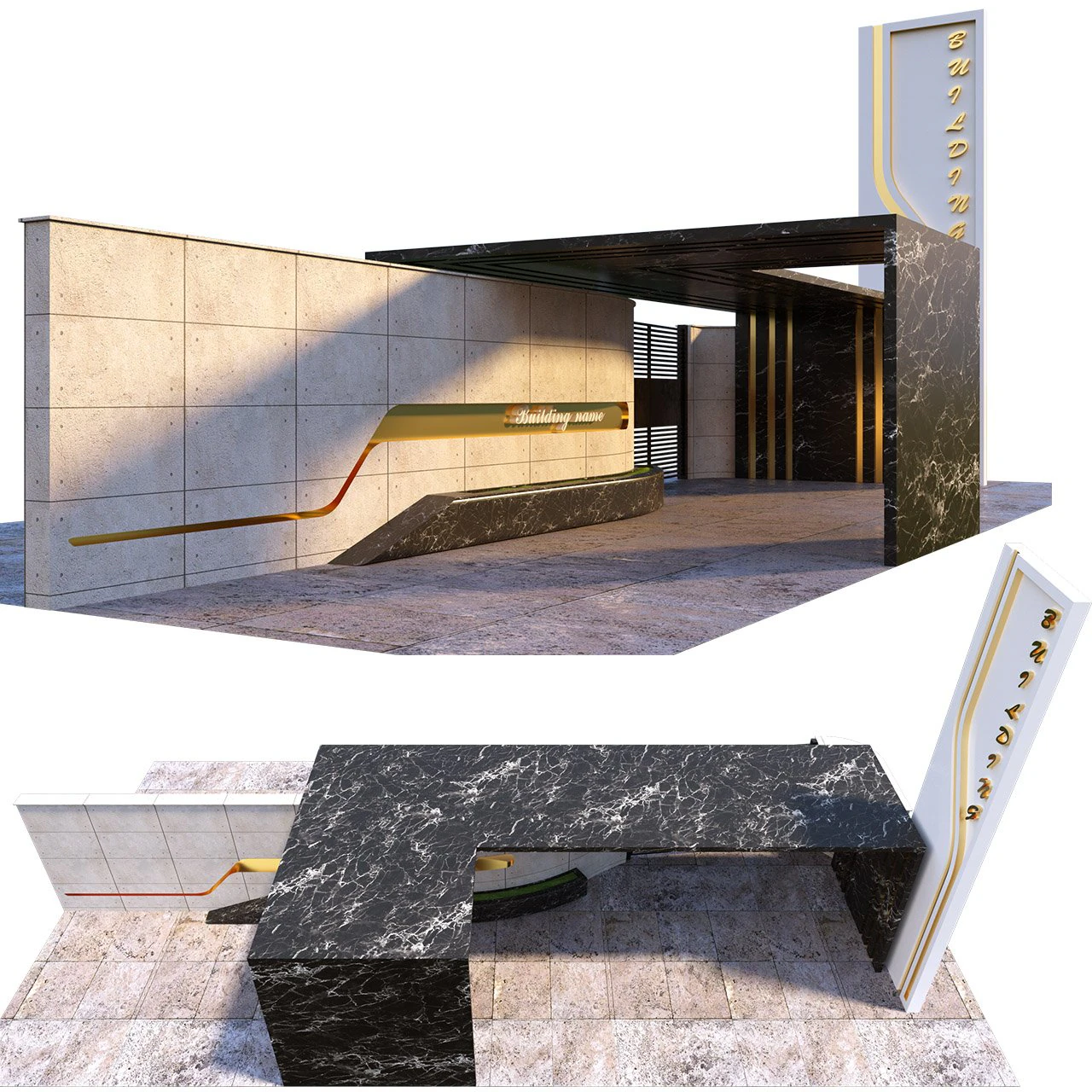 Gate 3D Model .c4d .max .obj .3ds .fbx .stl .blend