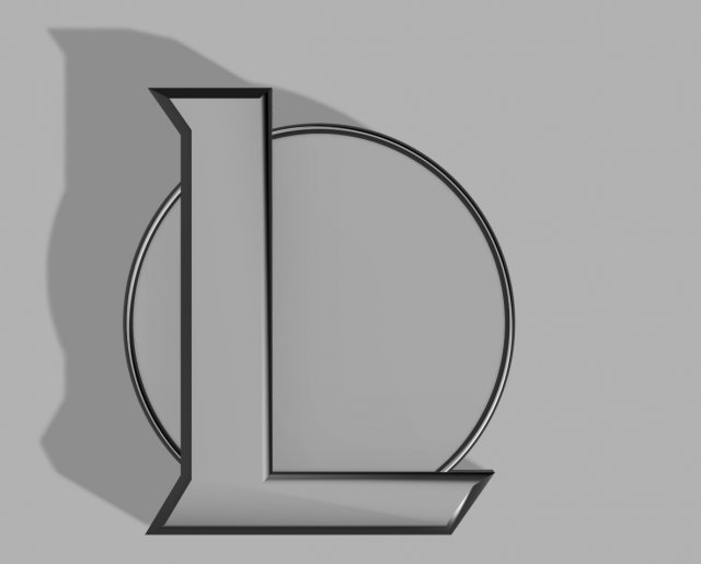 token league of legends lol Modelo de impresión 3D .c4d .max .obj .3ds .fbx .stl .blend 