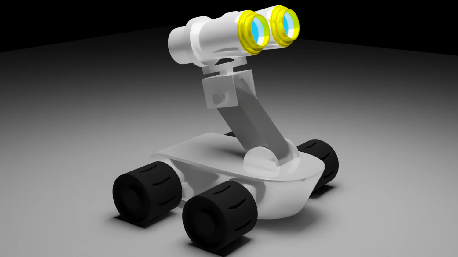 sci-fi cute robot 3D Model .c4d .max .obj .3ds .fbx .stl .blend 