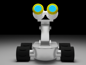 sci-fi cute robot Modelo 3D
