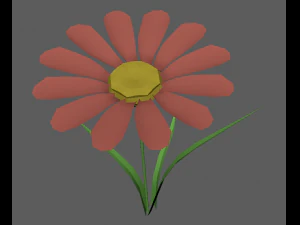 fiore Modello 3D