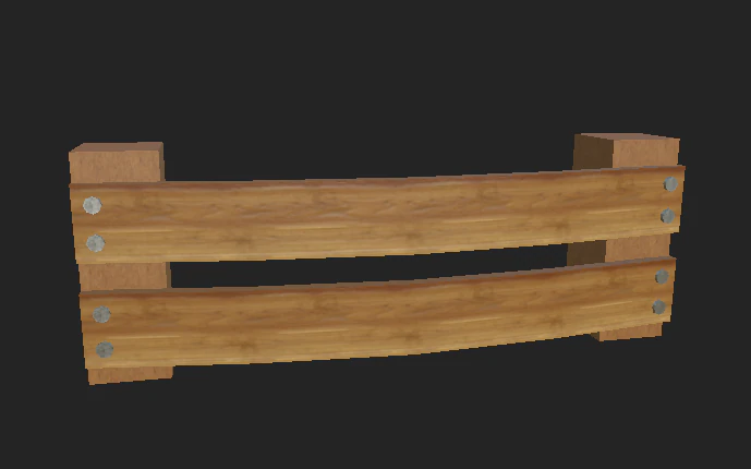 fence 3D Model .c4d .max .obj .3ds .fbx .stl .blend 