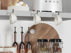 Conjunto decorativo 01 Modelo 3D