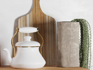 Decorative set 02 3D Модель