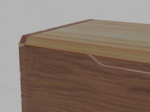 set rdio table lamp low-poly Modelo 3D