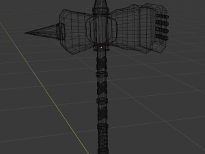 medieval battlehammer 3D 模型