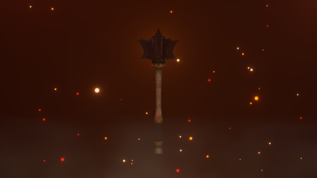 mace Model 3D .c4d .max .obj .3ds .fbx .stl .blend 