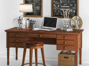 posto di lavoro Modello 3D