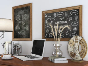 posto di lavoro Modello 3D