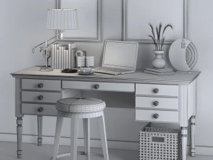 posto di lavoro Modello 3D