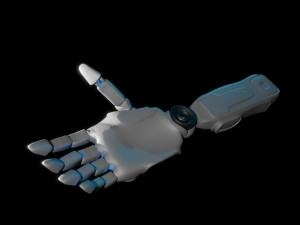 robotic sci-fi hand anatomy Modello 3D