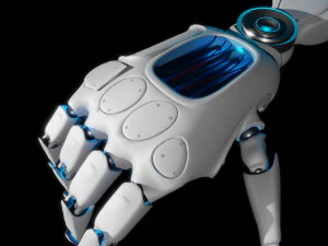 robotic sci-fi hand anatomy 3D Model