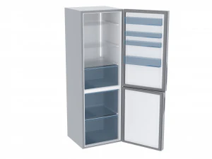 r&eacute;frig&eacute;rateur et cong&eacute;lateur 2 portes Modèle 3D