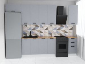 kitchen design complete set headset corona render 3D 模型