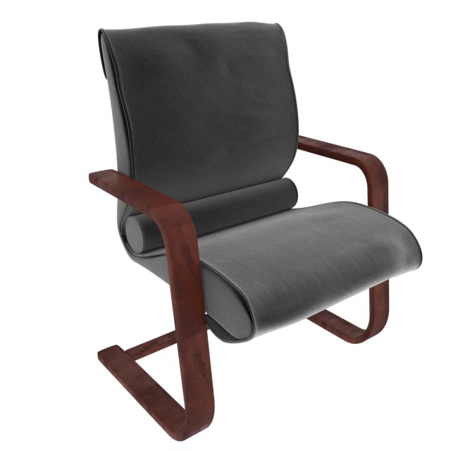 chairman office chair 3D Model .c4d .max .obj .3ds .fbx .stl .blend 