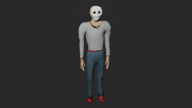 man in mask 3D-Modell .c4d .max .obj .3ds .fbx .stl .blend 