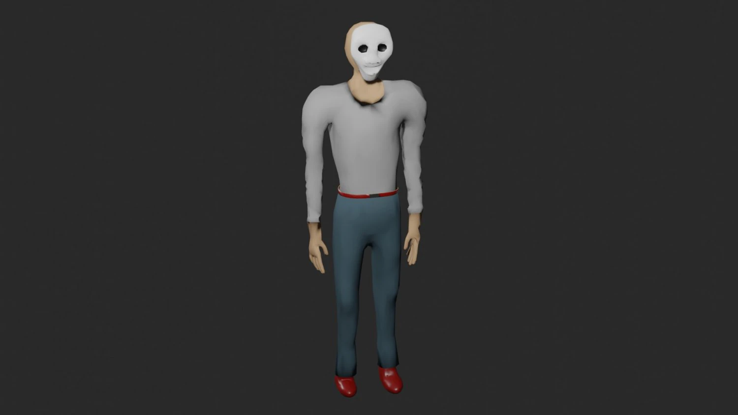 man in mask 3D Model .c4d .max .obj .3ds .fbx .stl .blend 