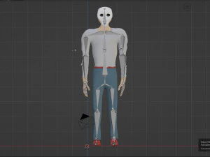man in mask 3D Model
