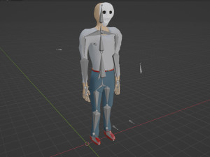 man in mask 3D-Modell