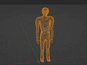 man in mask 3D Model
