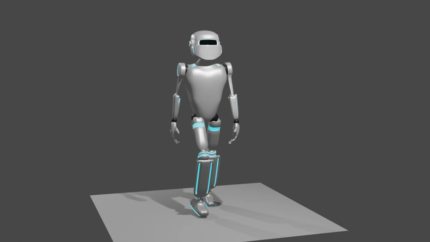 robot blender with armature 3D Model .c4d .max .obj .3ds .fbx .stl .blend 