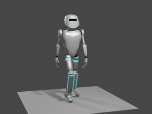 robot blender with armature 3D 模型