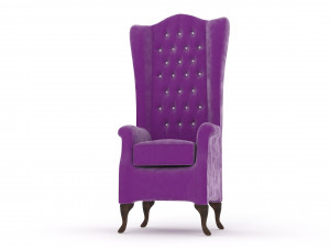 chesterfield premium armchair 3D Model