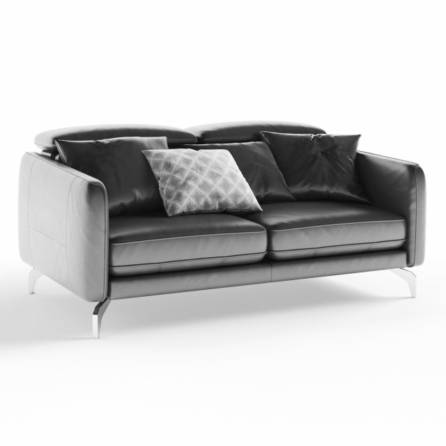 mueblessofaleathertwoseater Model 3D .c4d .max .obj .3ds .fbx .stl .blend 