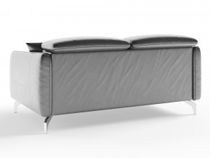 mueblessofaleathertwoseater Model 3D