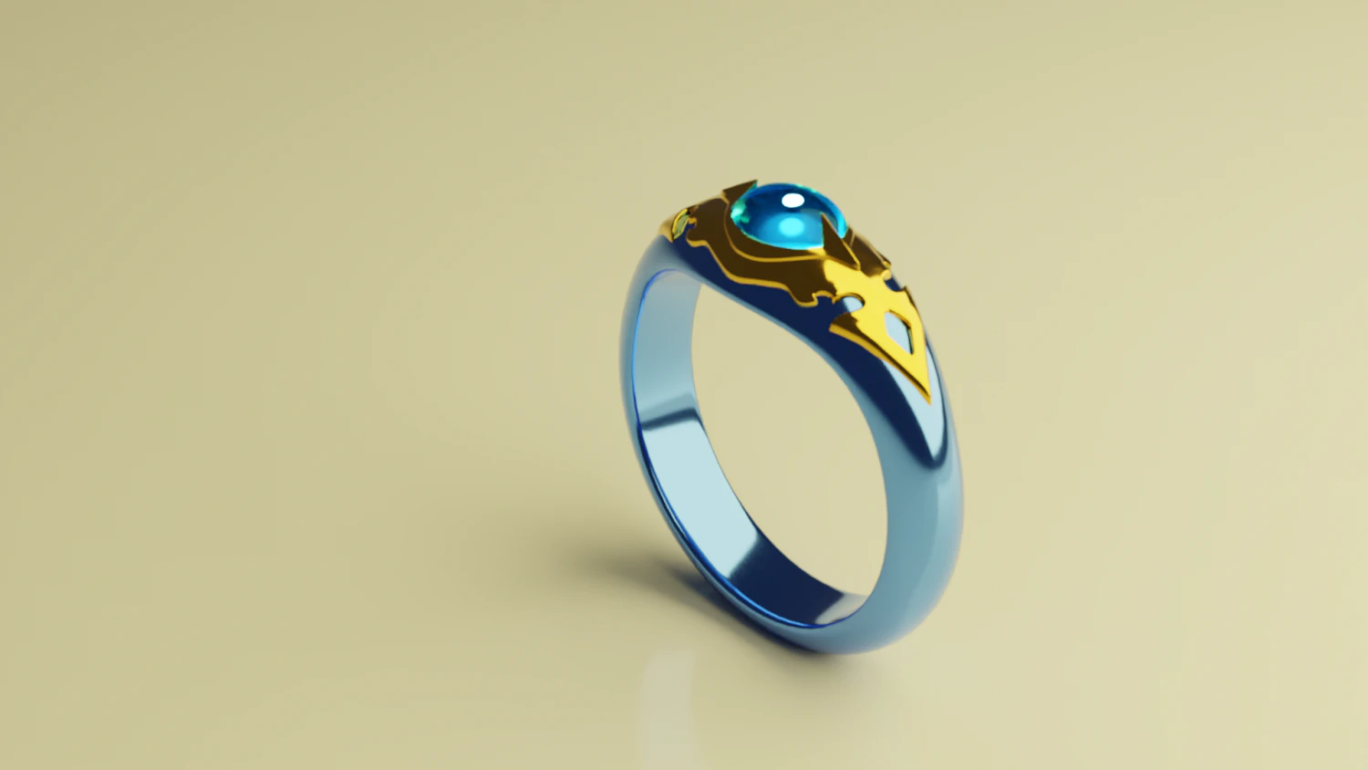 Arcane ring 3D Model .c4d .max .obj .3ds .fbx .stl .blend 