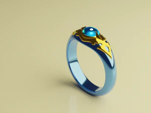 Seven rings from Dota 3D Model