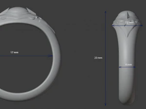 Seven rings from Dota 3D Model