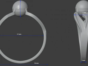 Seven rings from Dota 3D Model