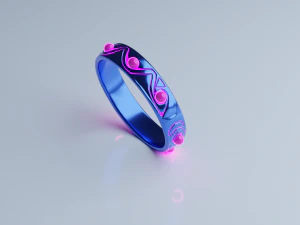 Seven rings from Dota 3D Model