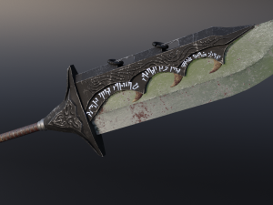 Two-handed sword 3D Модель