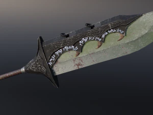 Spada a due mani Modello 3D