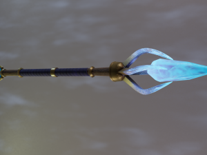 Jaina Proudmoore staff 3D Model