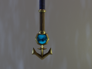 Jaina Proudmoore staff 3D Model