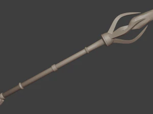 Посох Джайны Праудмур 3D Принт Модель