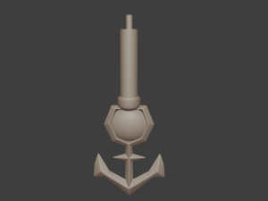 Jaina proudmoore staff 3D-printmodel