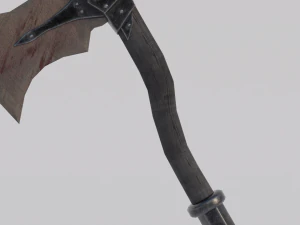 Dragon Bone Ax from Skyrim 3D Model