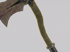 Dragon Bone Ax from Skyrim 3D 모델