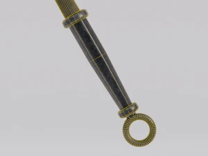 Dragon Bone Ax from Skyrim 3D Model