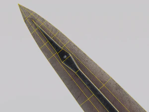 Dragon Bone blade from Skyrim 3D Model