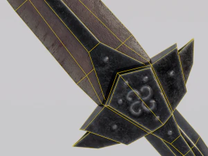 Dragon Bone blade from Skyrim 3D Model