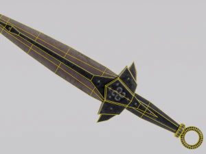 Dragon Bone blade from Skyrim 3D Model