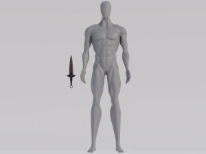 Dragon Bone blade from Skyrim 3D Model